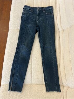 Abercrombie & Fitch Dark Blue Skinny High-Rise Jeans